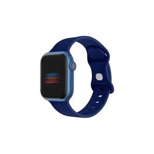 Worryfree Gadgets Silicone Sports Band for Apple Watch 42/44/45mm Dark Blue